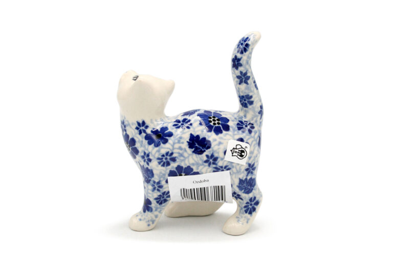 F04-Ceramic-figure-cat-pattern-Sapphire-Vase-Ceramics-Boleslawiec-2.jpg