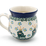 005 Barrel mug small Frog Prince, Ceramika Boleslawiec (2)