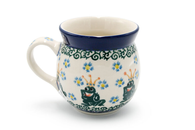 005 Barrel mug small Frog Prince, Ceramika Boleslawiec (2)