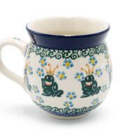 070 Frog Prince medium barrel mug, Boleslawiec Ceramics (2)