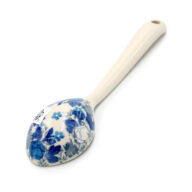 590 Spoon White and Blue Flowers, Boleslawiec Ceramics (2)