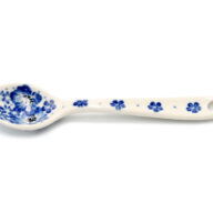 592 Elegant Flowers Spoon, Boleslawiec Ceramics