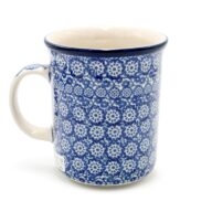 B13 Large straight mug, Circle pattern - 400 ml, Ceramika Boleslawiec (2)