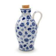 B85 Sapphire Dragonfly Bottle, Boleslawiec Ceramics (2)