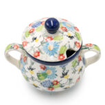 035 Cukierniczka Białe Kwiaty i Łąka, Ceramika Bolesławiec (2)