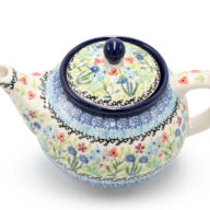 060 Colorful Spring Meadow Teapot, Boleslawiec Ceramics (2)