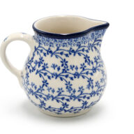 091 Delicate Blue Wreath Creamer, Boleslawiec Ceramics (2)