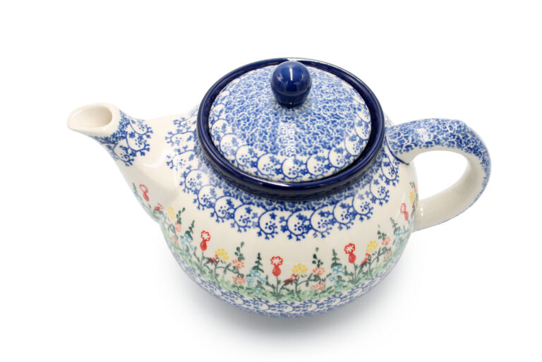 060 Summer Glade Teapot, Boleslawiec Ceramics (2)