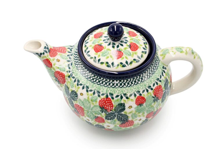 060 Truskaweczki teapot, Boleslawiec Ceramics (2)