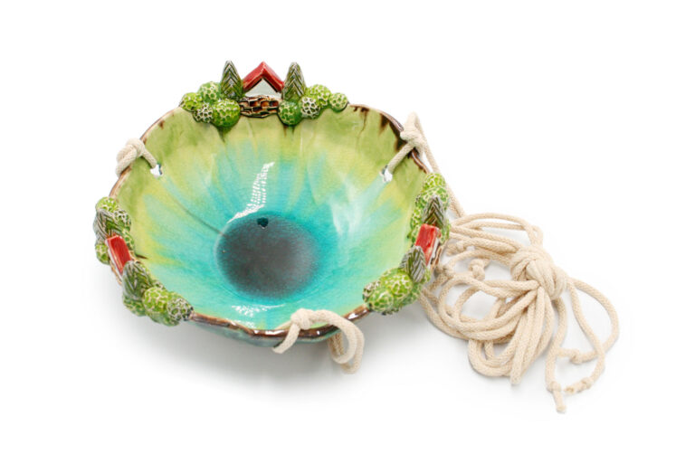 CG Decorative bowl with houses for hanging 2 (2)