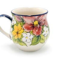 MF Unique Autumn Flowers Mug, Boleslawiec Ceramics (2)