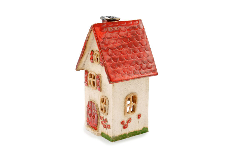 Ceramic Candle House - Red Roof 6 (2)