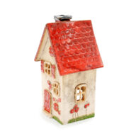 Ceramic Candle House - Red Roof 9 (2)