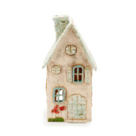 Ceramic candle house - Bright roof