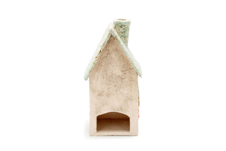 Ceramic Candle House - Bright Roof (3)