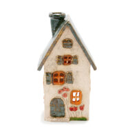 Ceramic candle house - Sea roof 2