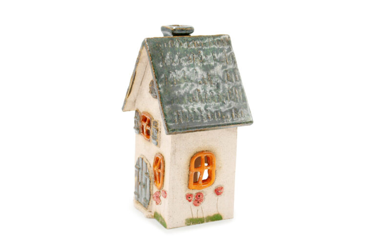 Ceramic candle house - Sea roof 4 (2)