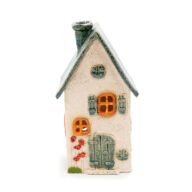 Ceramic candle house - Sea roof 5