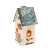 Ceramic candle house - Sea roof 5 (2)