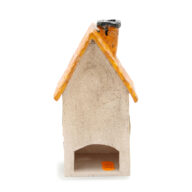 Ceramic candle house - Orange roof 2 (3)