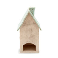 Ceramic candle house - Seledyn roof 5 (3)