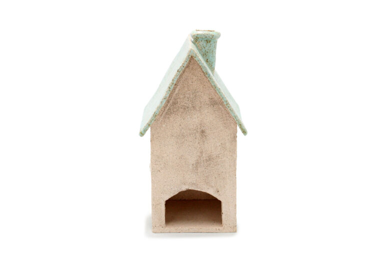 Ceramic candle house - Seledyn roof 5 (3)