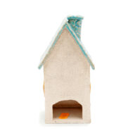 Ceramic candle house - Seledyn roof 6 (3)