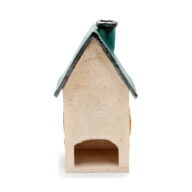 Ceramic candle house - Seledyn roof 7 (3)