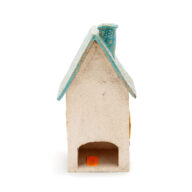 Ceramic candle house - Seledyn roof 8 (3)