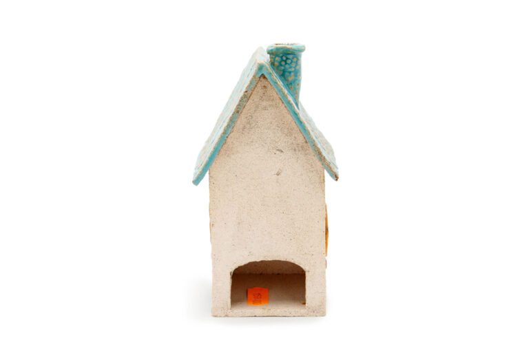 Ceramic candle house - Seledyn roof 8 (3)