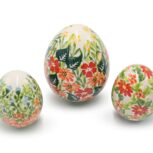 Wielkanocny komplet - 3 pisanki III, Ceramika Bolesławiec (2)