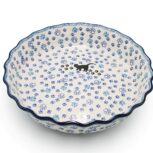 638 Forma do pieczenia lub na tartę duża Koty, Ceramika Bolesławiec