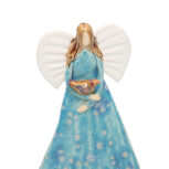 CG Unikatowy anioł w seledynowej sukni z ptaszkiem + Zawieszka (2)