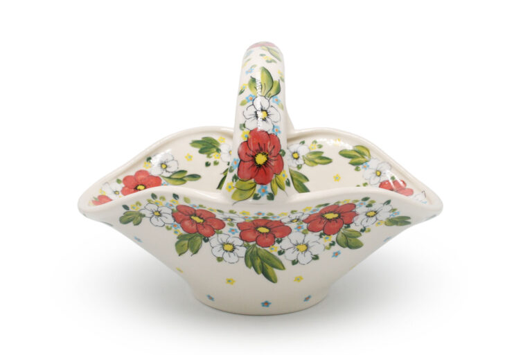 Koszyk wielkanocny Kwiaty, Ceramika Bolesławiec (2) Koszyk wielkanocny Kwiaty, Ceramika Bolesławiec (2)