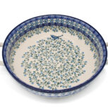 420 Duża zapiekanka, wzór z Ptaszkiem, Ceramika Bolesławiec