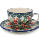 768 466 467 Filiżanka Jarzębina, Ceramika Bolesławiec