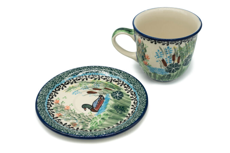 773 824 Filiżanka – Kubek ze spodkiem Kaczuszka, Ceramika Bolesławiec (2) 773 824 Filiżanka – Kubek ze spodkiem Kaczuszka, Ceramika Bolesławiec (2)