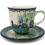 773 824 Filiżanka – Kubek ze spodkiem Kaczuszka, Ceramika Bolesławiec