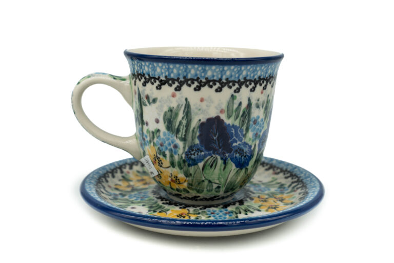 773 824 Filiżanka – Kubek ze spodkiem Motyl na Kwiecistej Łące, Ceramika Bolesławiec (2) 773 824 Filiżanka – Kubek ze spodkiem Motyl na Kwiecistej Łące, Ceramika Bolesławiec (2)