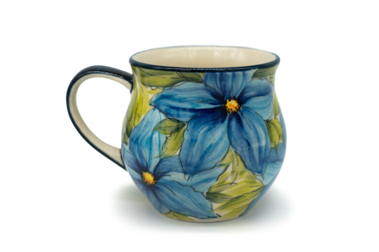 MF Unikatowy kubek Chłopiec, Dziewczynka i Szafirowe Kwiaty, Ceramika Bolesławiec (2) MF Unikatowy kubek Chłopiec, Dziewczynka i Szafirowe Kwiaty, Ceramika Bolesławiec (2)