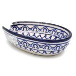 Podstawka pod łyżkę Delikatny Granat, Ceramika Bolesławiec (2)