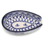 Podstawka pod łyżkę Delikatny Granat, Ceramika Bolesławiec