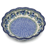 248 Miska falowana średnia Drobne Bratki, Ceramika Bolesławiec