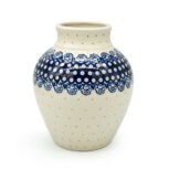 Millena Wazon Kropki z Kwiatuszkami, Ceramika Bolesławiec