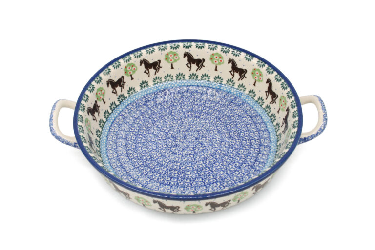 Mała zapiekanka Konie, Ceramika Bolesławiec