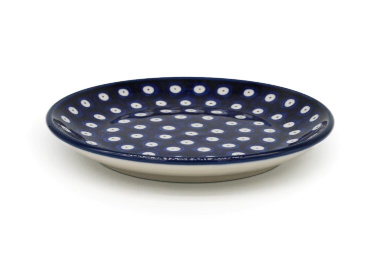 E32 Mały talerz deserowy Kropki, Ceramika Bolesławiec (2) E32 Mały talerz deserowy Kropki, Ceramika Bolesławiec (2)
