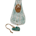 Jasny anioł z koszem grzybów + Zawieszka (3)