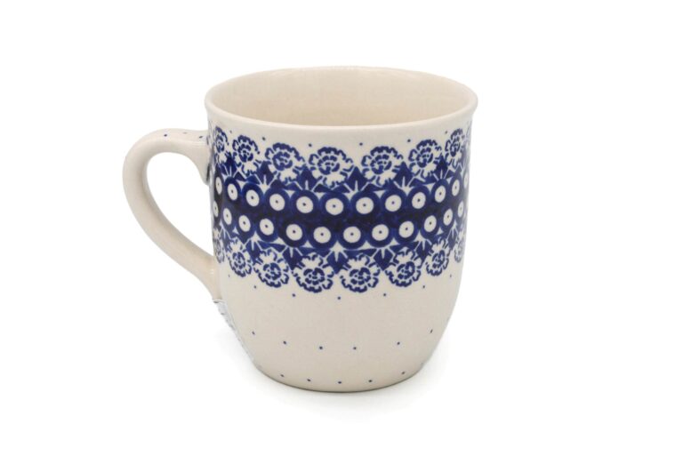 Kubek klasyczny Wzorzyste Kropki, Ceramika Bolesławiec (2) Kubek klasyczny Wzorzyste Kropki, Ceramika Bolesławiec (2)