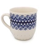Kubek klasyczny Wzorzyste Kropki, Ceramika Bolesławiec (2)