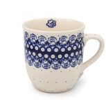 Kubek klasyczny Wzorzyste Kropki, Ceramika Bolesławiec